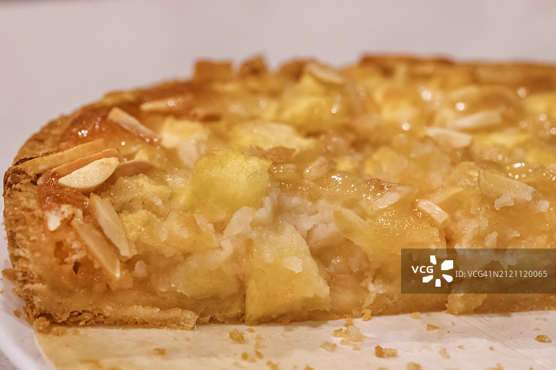 苹果派切块图片素材