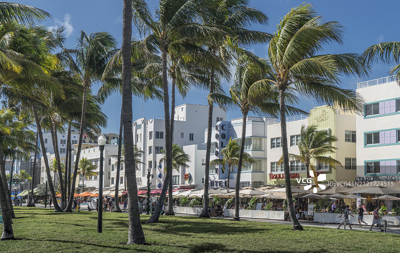 迈阿密海滩海洋大道图片素材