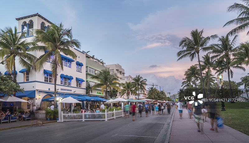 迈阿密海滩海洋大道图片素材