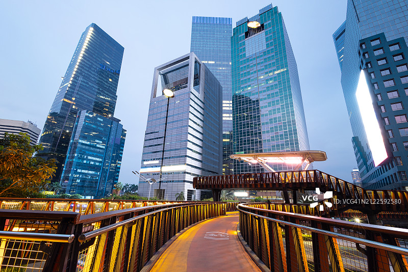 雅加达城市景观图片素材