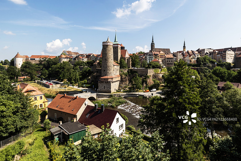 德国萨克森州包岑老城图片素材