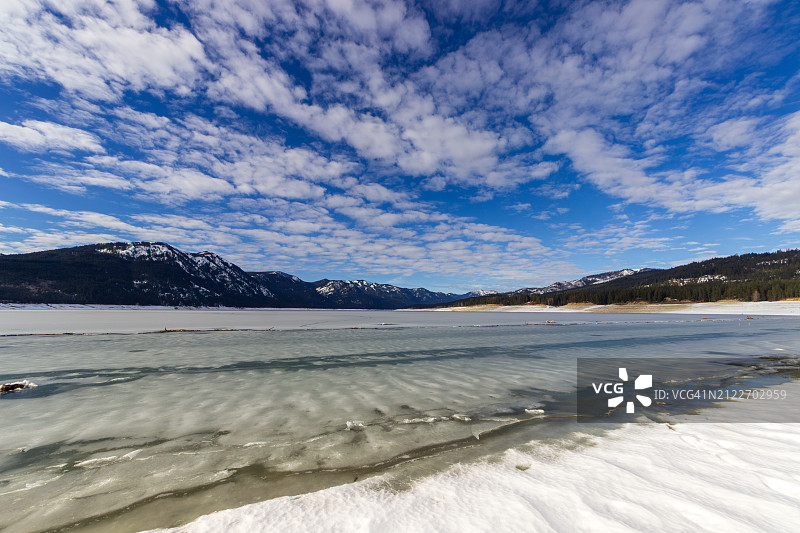 冬季华盛顿海天景色图片素材