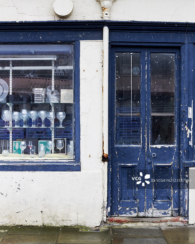 荒凉的英格兰北部海岸线冬季图片素材