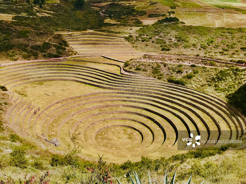 圆形剧场的俯视图图片素材