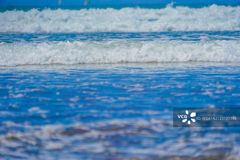 海浪特写镜头图片素材