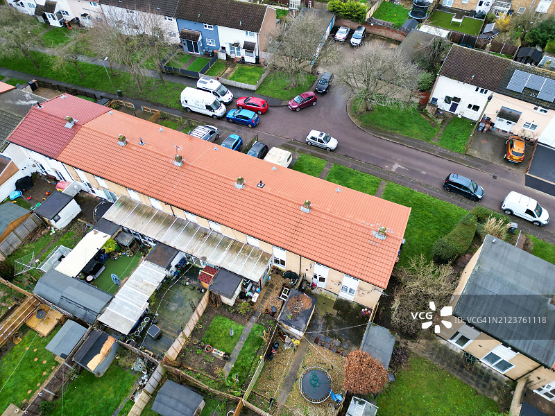 住宅区鸟瞰图图片素材