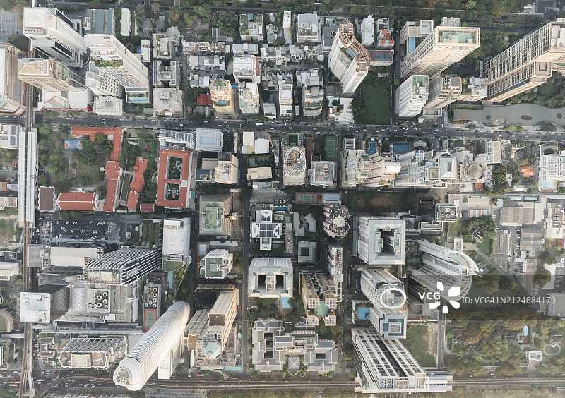 曼谷城市俯瞰图图片素材