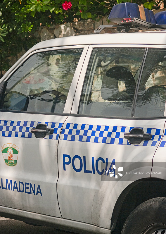 西班牙警车图片素材