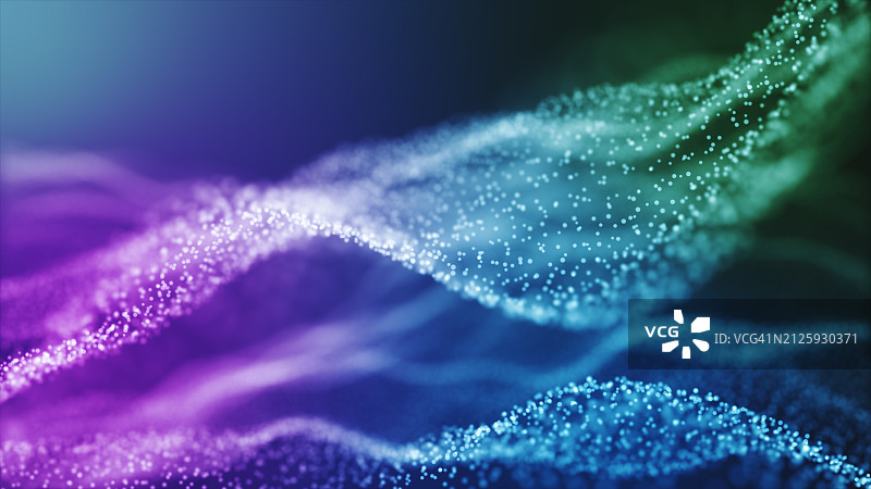 粒子波图片素材