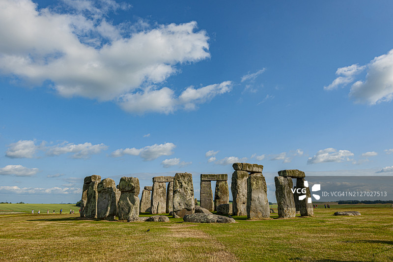 英国英格兰巨石阵考古遗址图片素材
