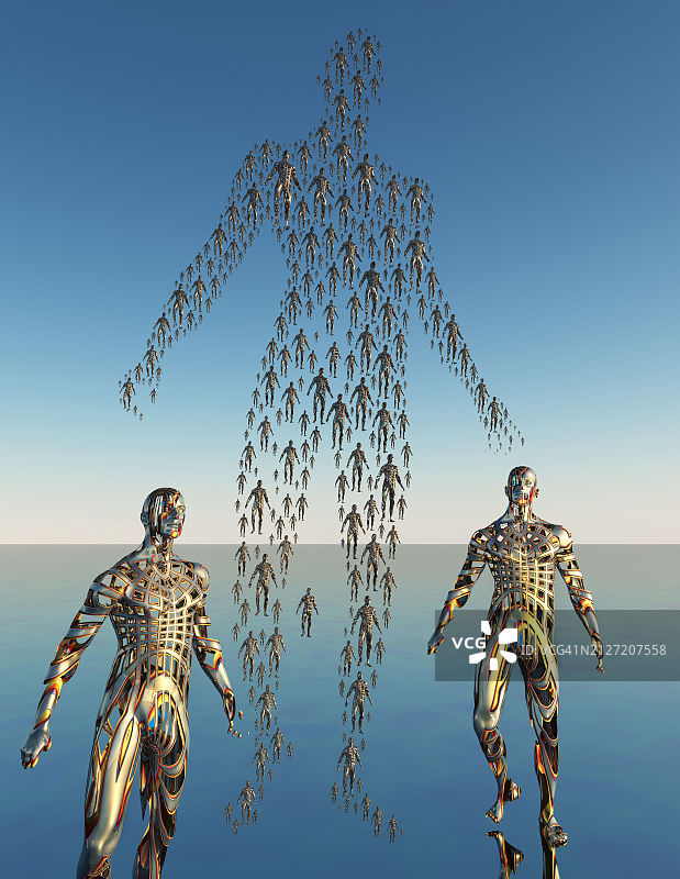 人体拼图图片素材