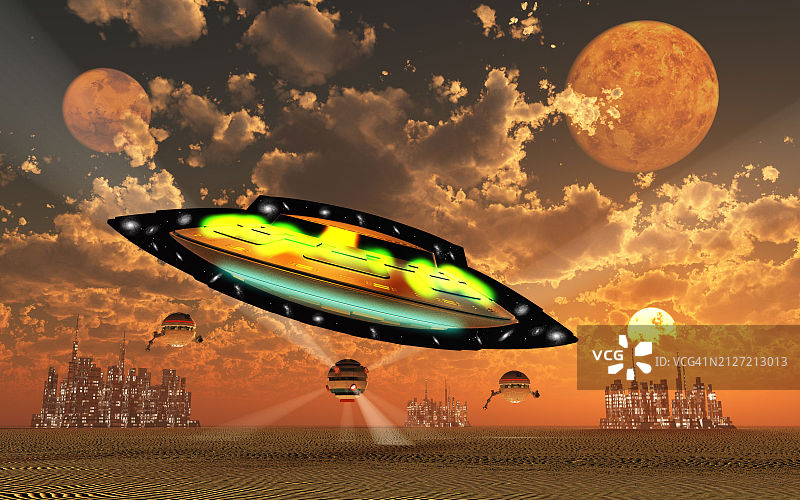 时间和空间不明飞行物传送门图片素材