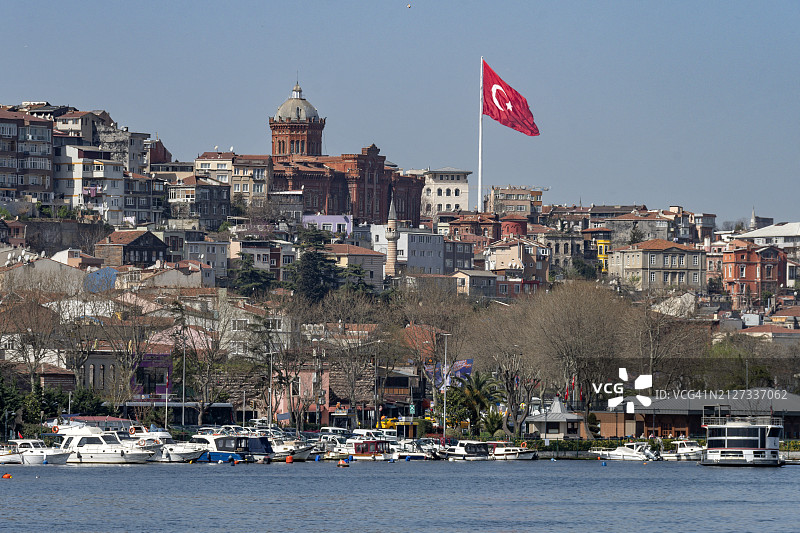 土耳其伊斯坦布尔金角湾海岸图片素材