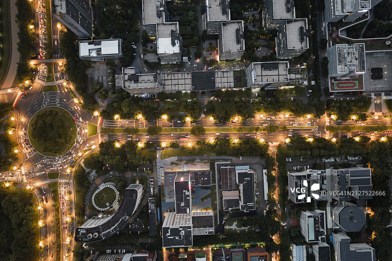 城市建筑航拍图片素材