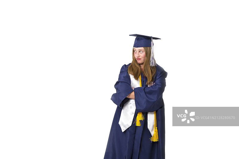 影棚里的毕业儿童图片素材