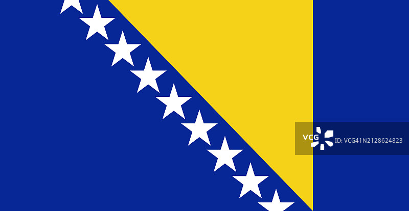 波斯尼亚和黑塞哥维那旗帜图片素材
