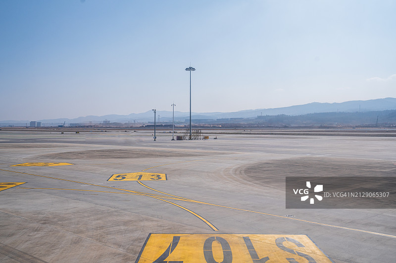 机场跑道图片素材