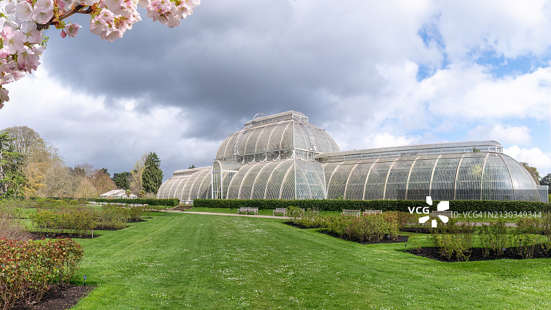 英国伦敦邱园棕榈屋图片素材