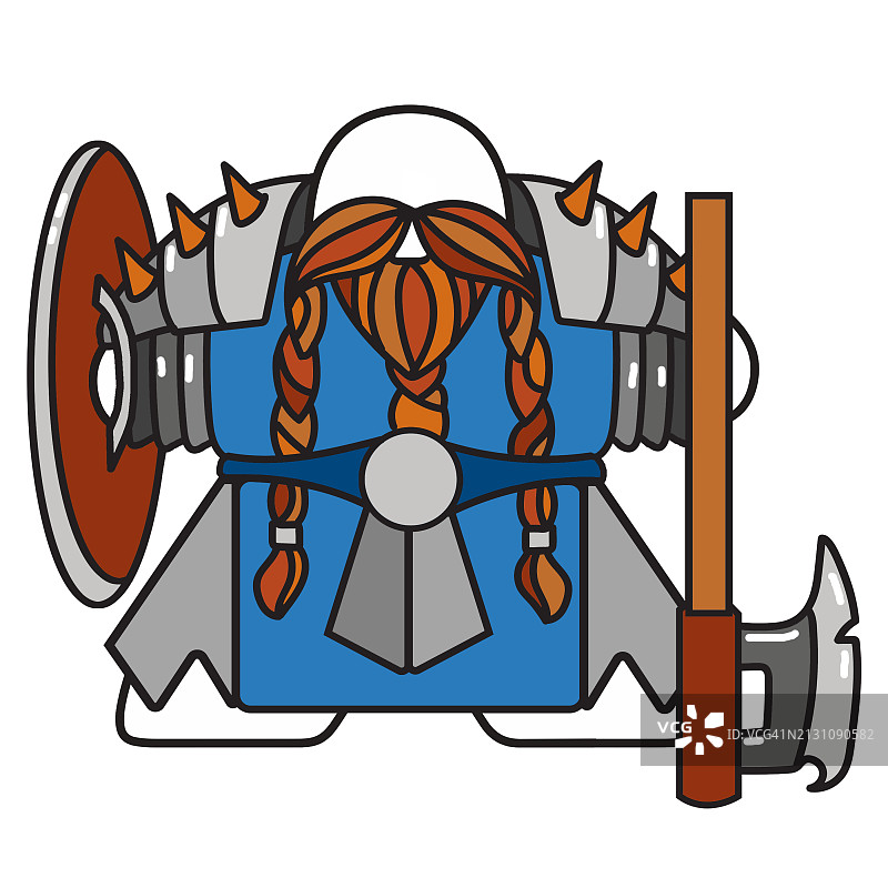 战士造型的米宝游戏棋子图片素材