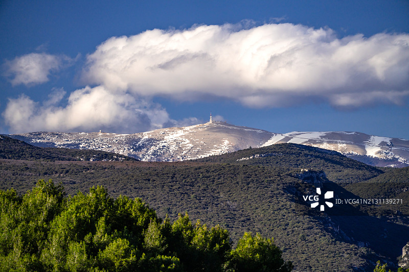 旺度山，普罗旺斯，法国，欧洲图片素材