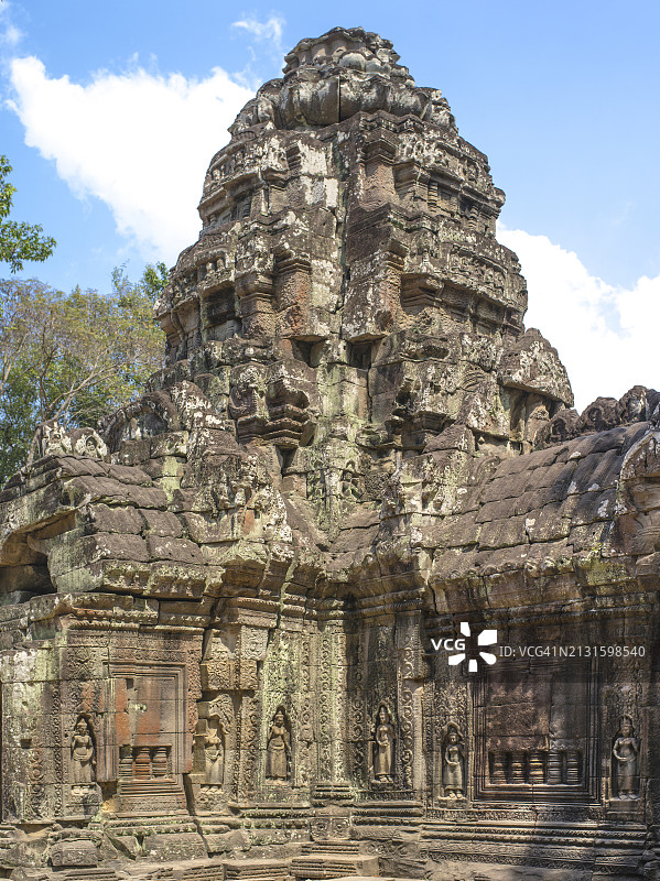 塔松寺，吴哥，柬埔寨图片素材