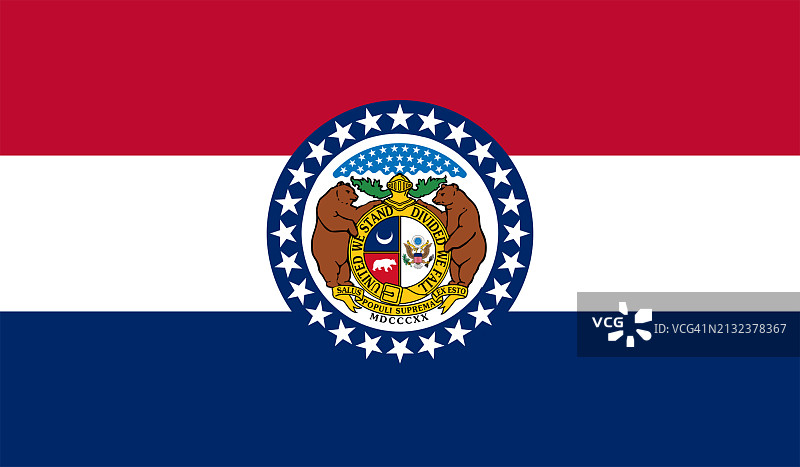 密苏里州旗帜图片素材