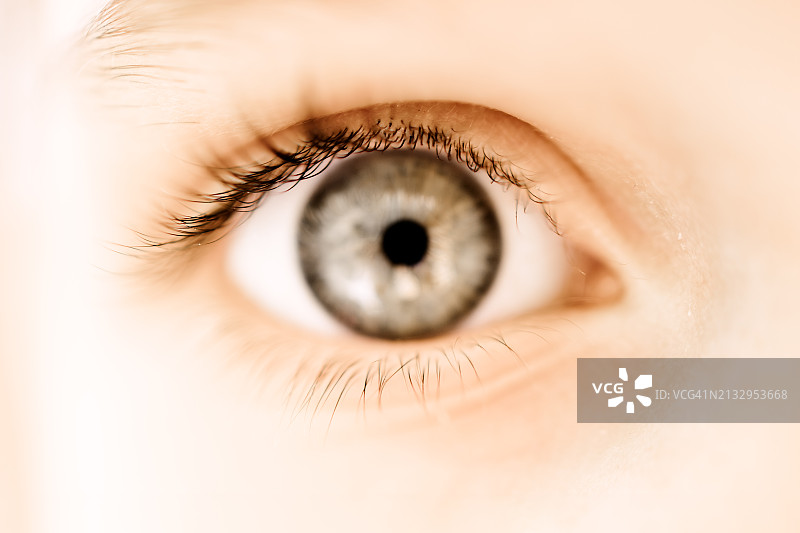 儿童眼睛特写图片素材