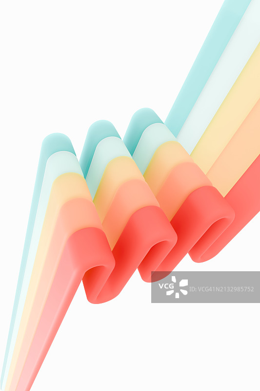 上下波浪图案的多个曲线图片素材