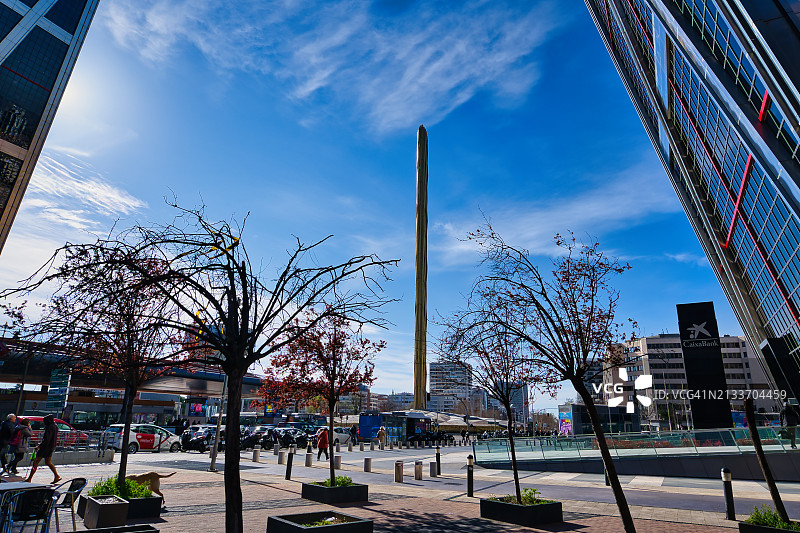 西班牙马德里卡斯蒂利亚广场图片素材