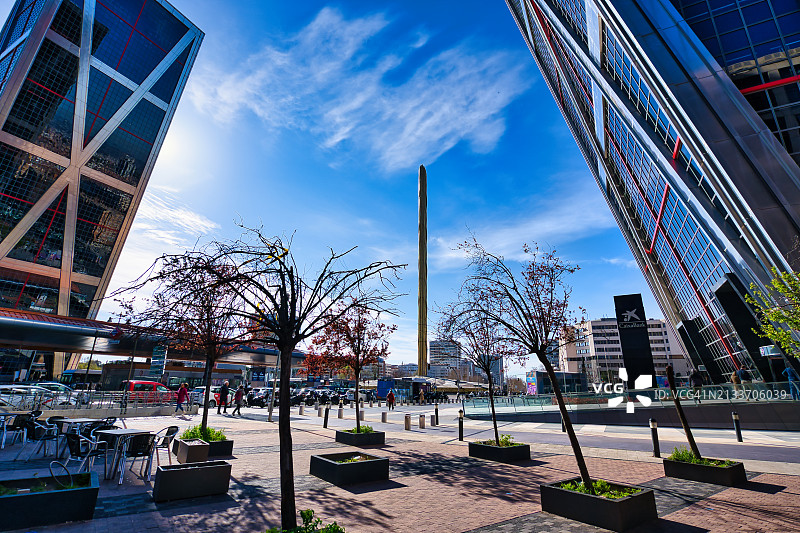 西班牙马德里卡斯蒂利亚广场图片素材