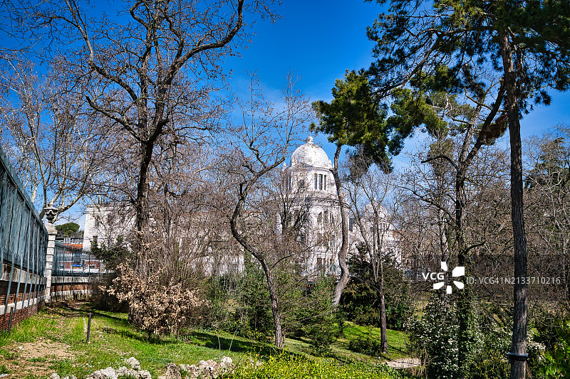 西班牙马德里王宫花园图片素材
