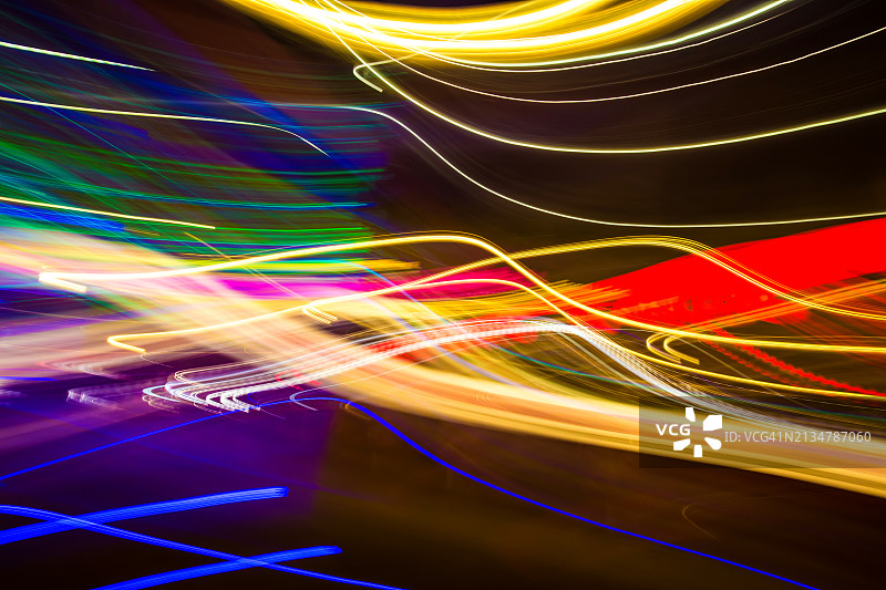 线条中的丰富色彩图片素材