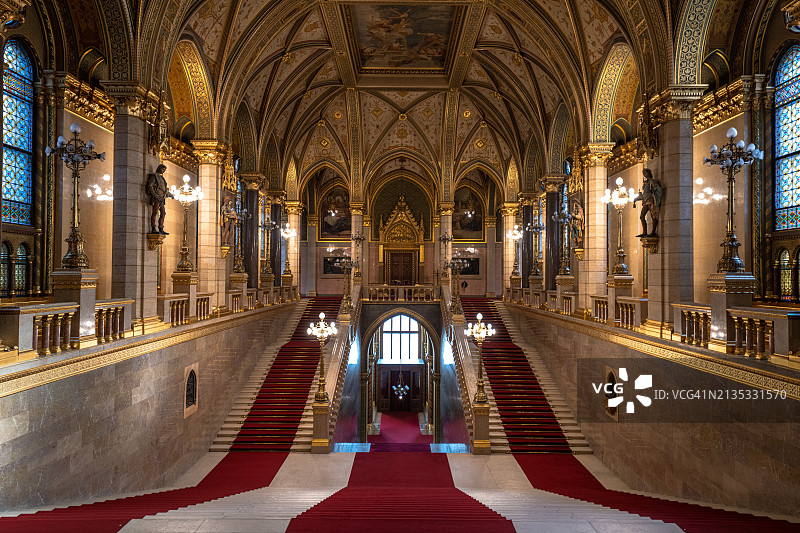 匈牙利布达佩斯国会大厦图片素材