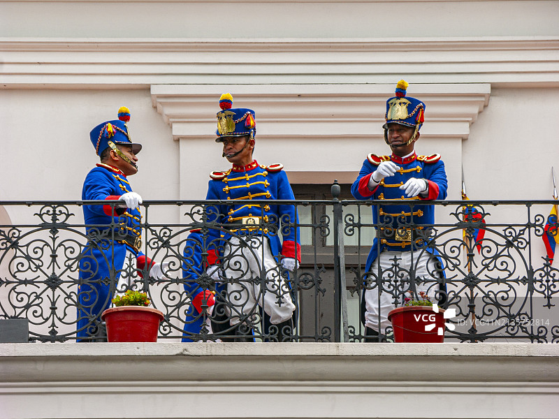 厄瓜多尔基多政府宫图片素材