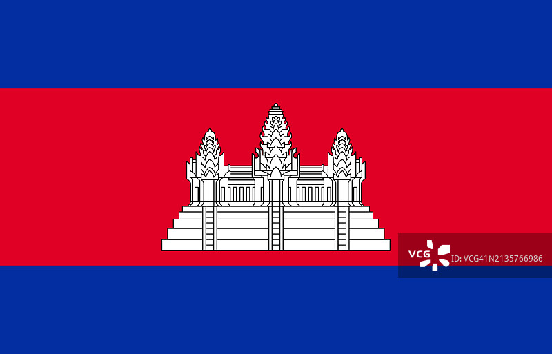 柬埔寨国旗图片素材