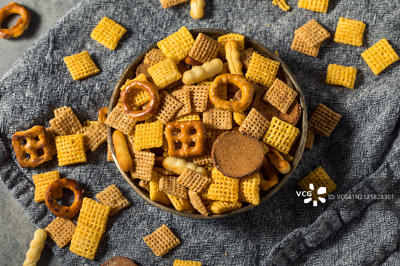 美国容器中食物俯视图图片素材