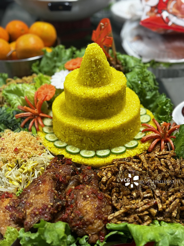 中国台湾桃园中坜区盘中美食特写图片素材