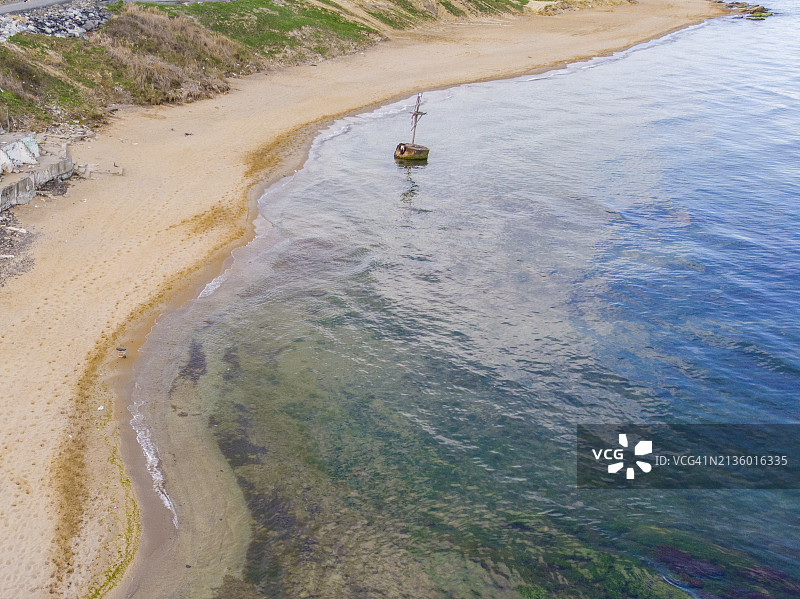 伊斯坦布尔黑海的基斯卡亚海滩景色图片素材