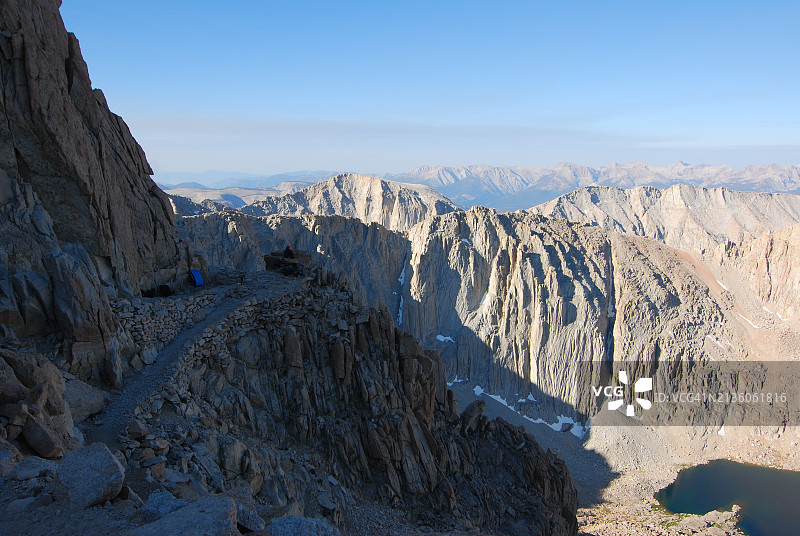 惠特尼山顶部景观图片素材