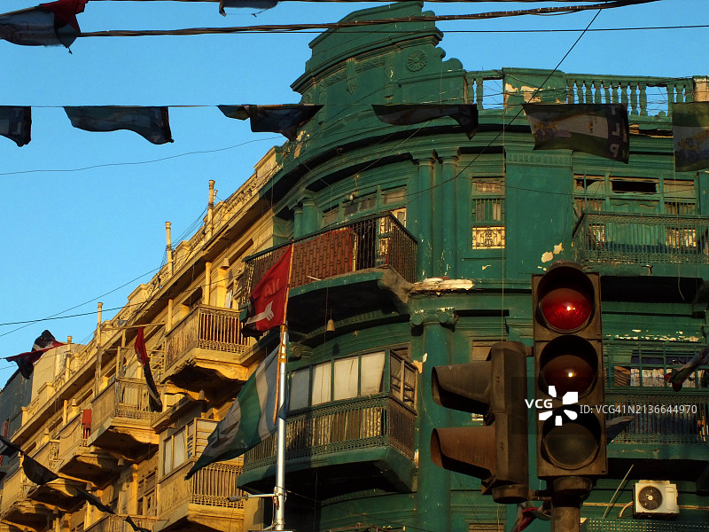 故障的交通信号灯图片素材