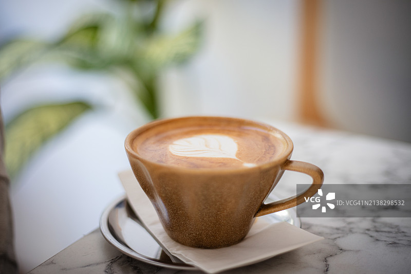 扁平白咖啡图片素材