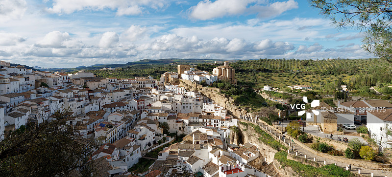 塞特尼尔德拉斯博德加斯全景图片素材