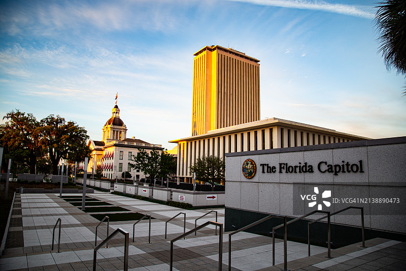 塔拉哈西的佛罗里达州议会大厦图片素材