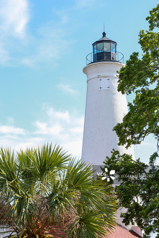 佛罗里达州圣马克斯的圣马克斯灯塔图片素材