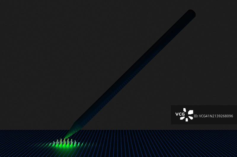 触控笔使用表面传感器的抽象概念图片素材