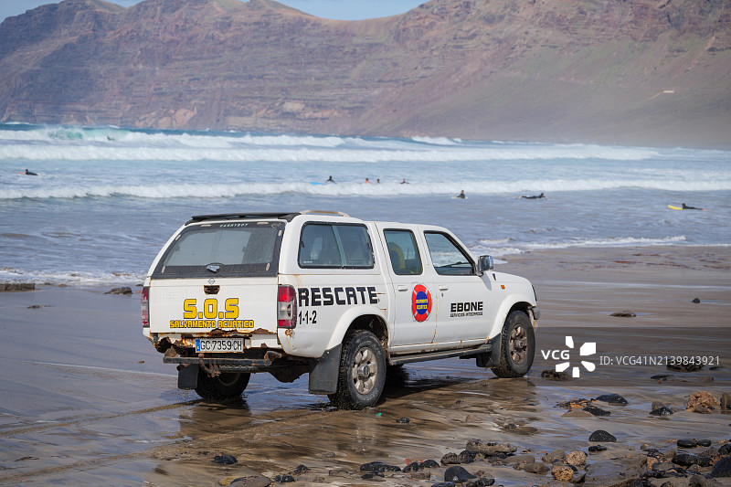 冲浪救援图片素材