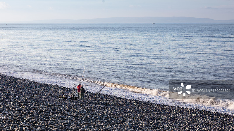 海上钓鱼图片素材