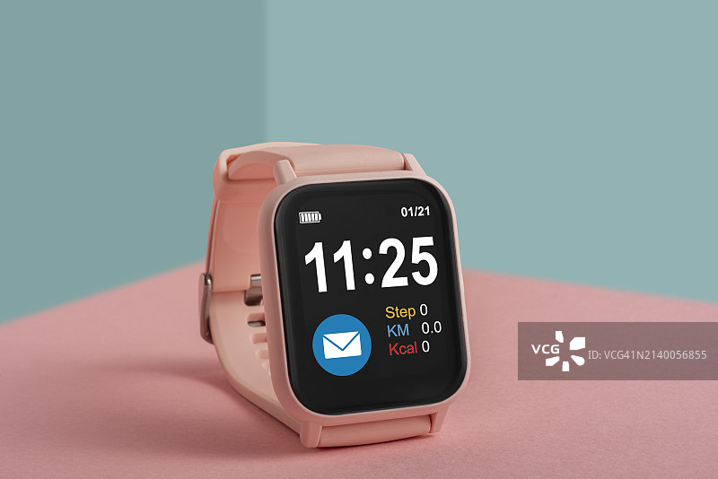 粉色智能手表图片素材