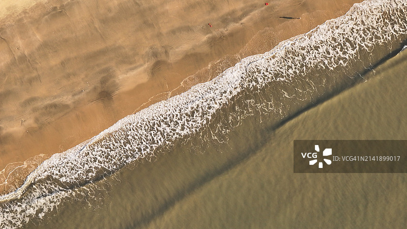 海滩鸟瞰图图片素材