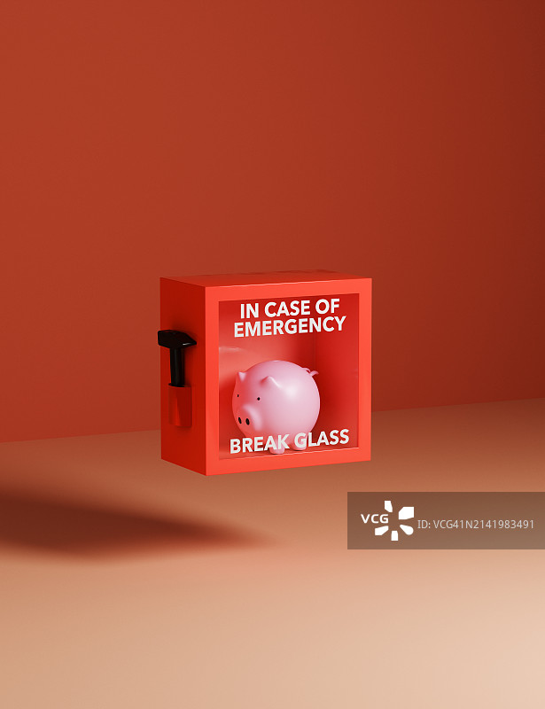 急救箱里的储蓄罐图片素材